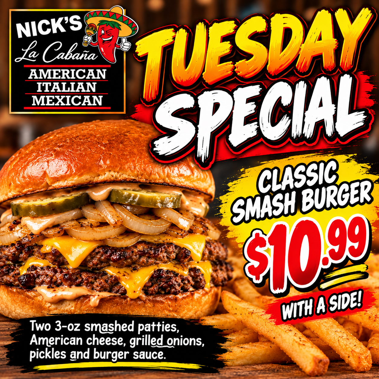 Tuesday Special at Nick's La Cabana